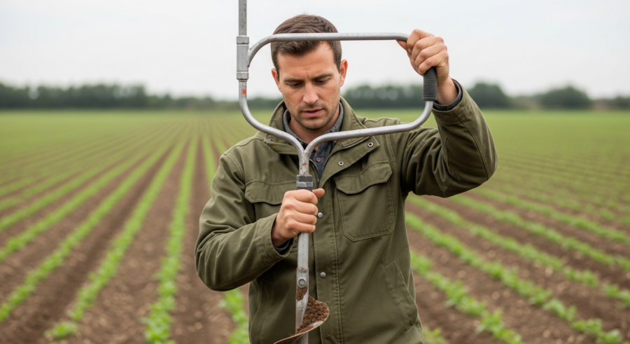 Auger Sampling Techniques for Accurate Soil Spectroscopy: A Step-by-Step Guide