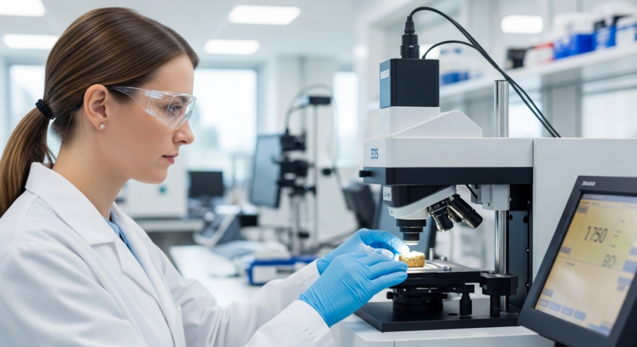 Energy-Dispersive X-ray Spectroscopy (EDS) for Elemental Mapping of Soil