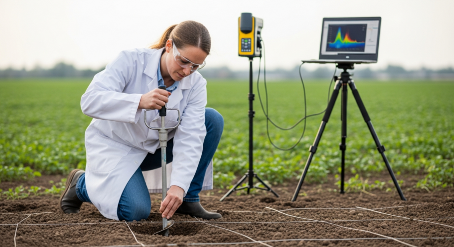 Implementing Grid Sampling for Comprehensive Soil Spectroscopy Analysis
