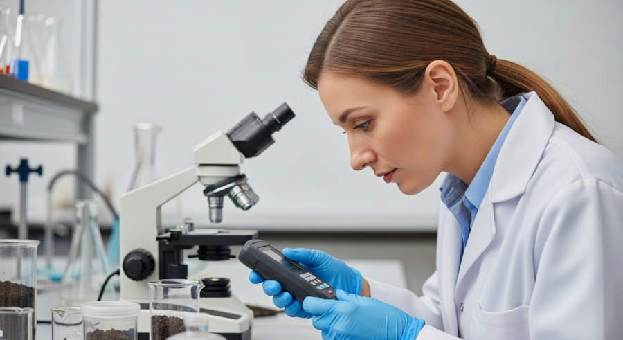 Impact of Soil Particle Size on Spectroscopy Measurements and Analysis