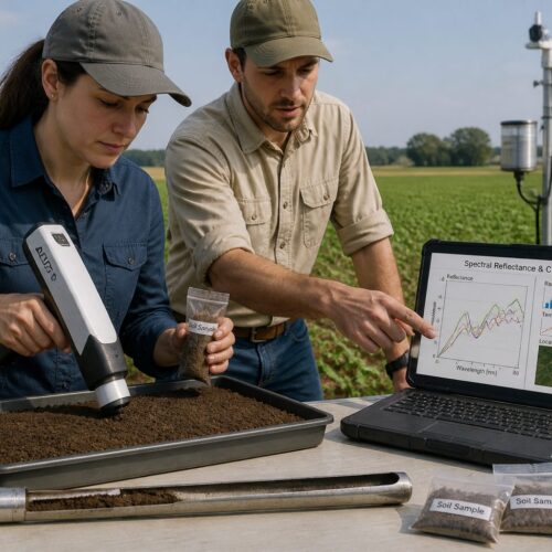Combining Soil Spectroscopy With Climate Data for Yield Forecasting