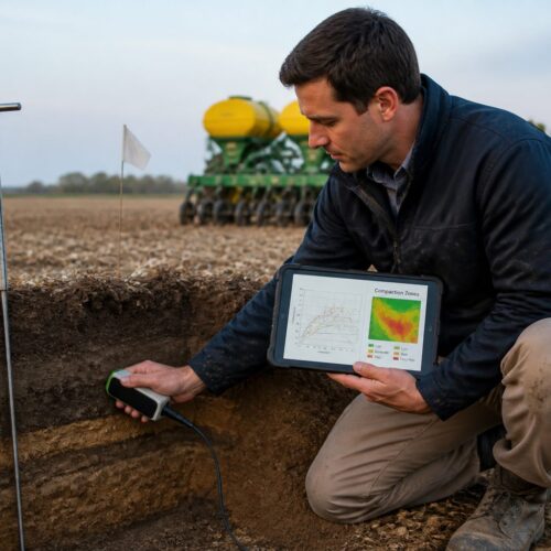 Identifying Compaction Zones with Soil Spectroscopy Before Planting