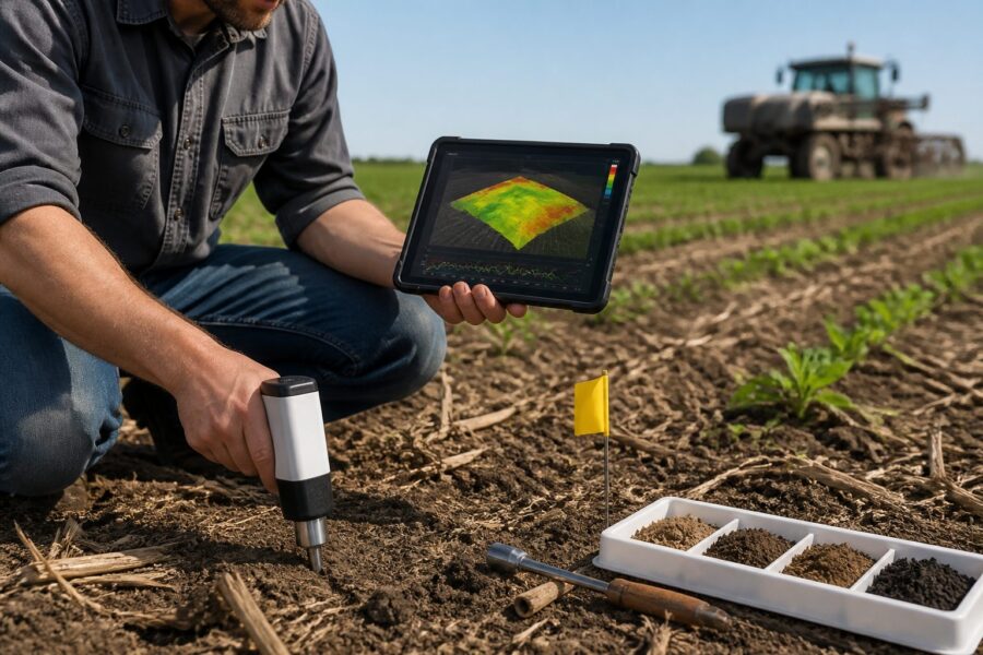 Digital Twins for Field Management: How Soil Spectroscopy Data Feeds the Model