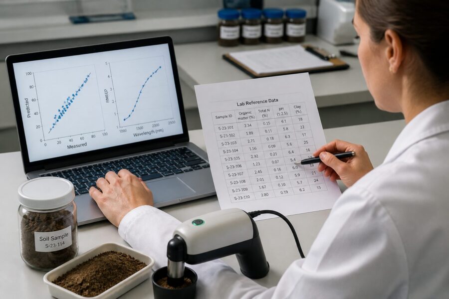 How to Validate a Soil Spectroscopy Model Against Lab Reference Data