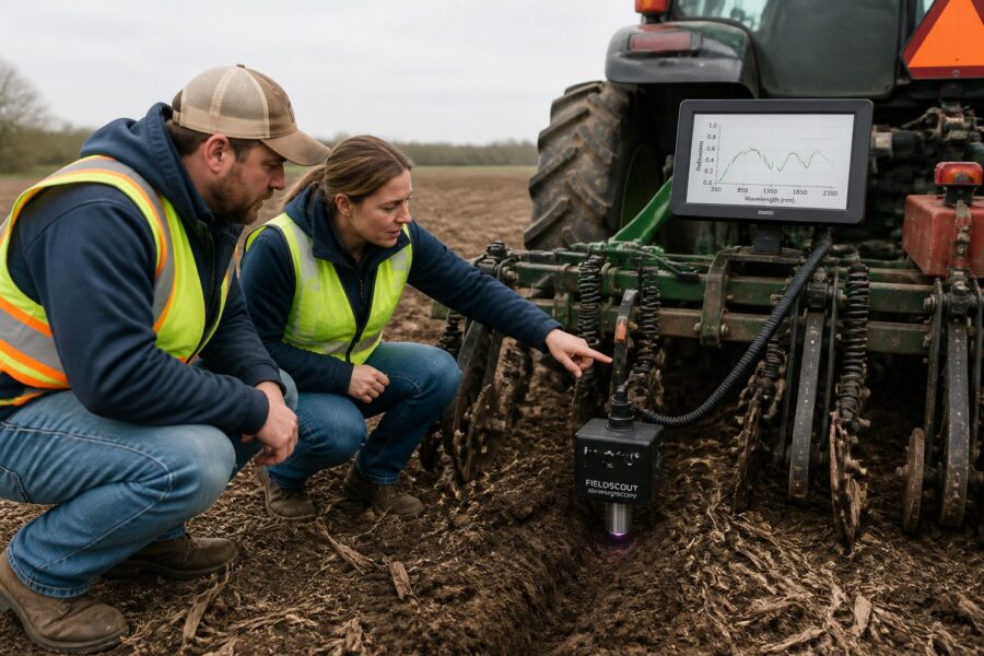 On-Tractor Soil Spectroscopy: Real-Time Sensing During Tillage and Planting Operations