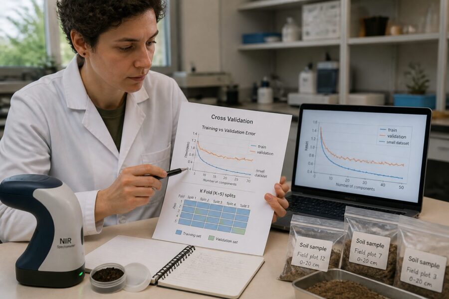 Cross-Validation Strategies for Soil Spectroscopy Models: Avoiding Overfitting in Small Datasets