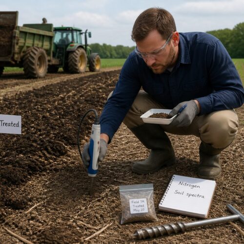 Using Soil Spectroscopy to Monitor Nitrogen Cycling After Manure Application