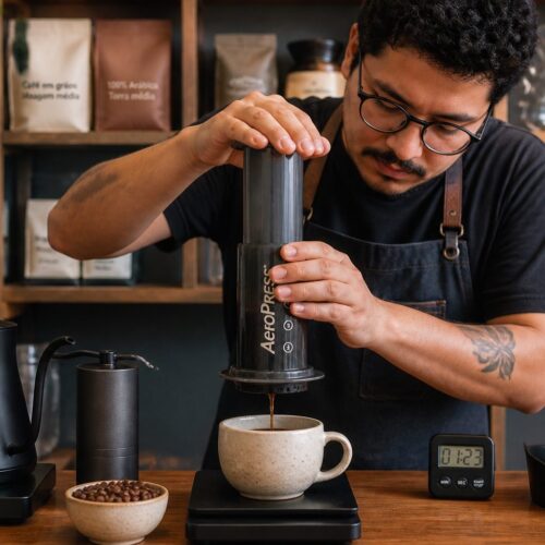Domine o AeroPress: Seu Guia Completo para um Café Versátil e Delicioso
