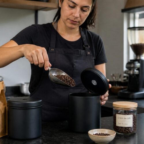 Armazenamento Perfeito: Mantenha Seus Grãos de Café Frescos por Mais Tempo