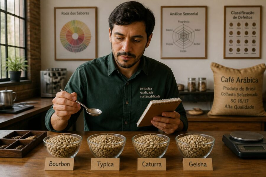 Variedades de Café Arábica: Bourbon, Typica, Caturra e Geisha Explicados