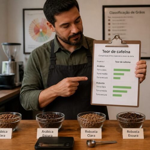 Cafeína no Café: Quanto Tem Cada Tipo de Grão e Torra (Sem Mitos)