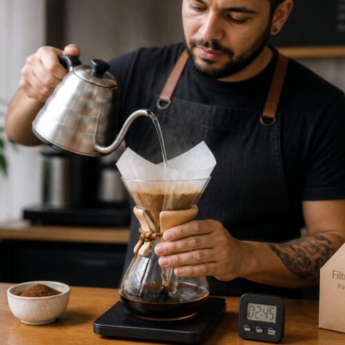 Elegância e Sabor: Guia Completo para Preparar Café na Chemex