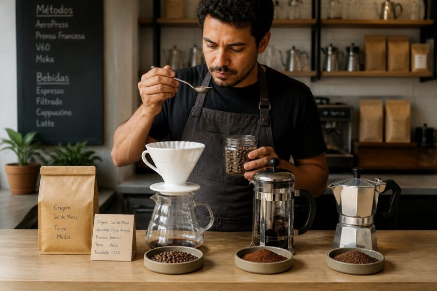 O Grão Certo: Guia para Escolher o Café Ideal para Seu Método de Preparo