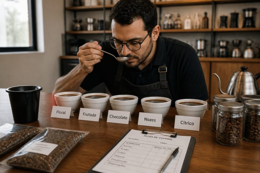 Explore os Perfis de Sabor dos Grãos de Café: Um Guia Sensorial Completo