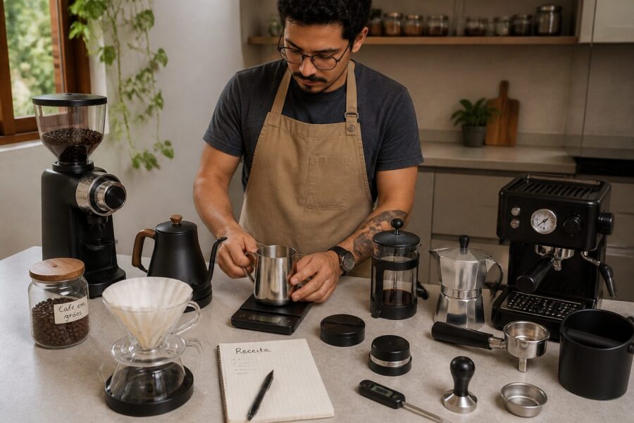 Os 10 Acessórios Essenciais para Todo Barista Caseiro: Elevando Seu Café a Outro Nível