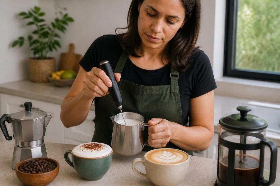 Cappuccino e Latte em Casa: Como Espumar Leite Sem Máquina Profissional