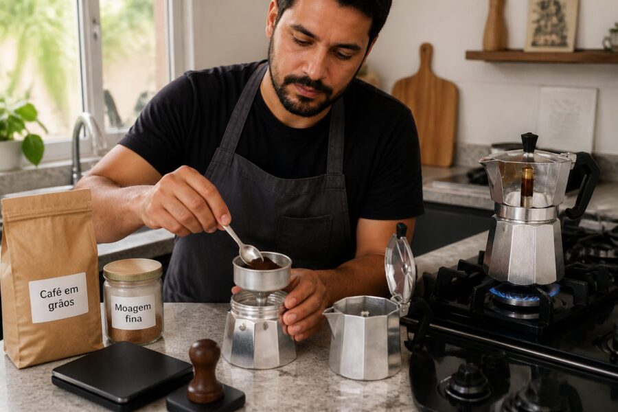 Café Forte e Encorpado: O Guia Completo para Usar a Cafeteira Moka Italiana