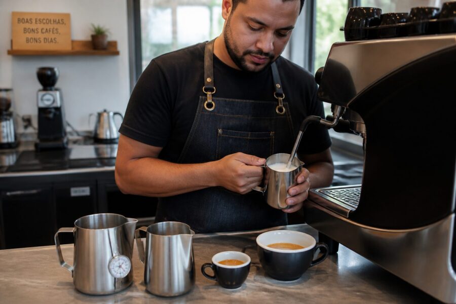 Leite Perfeito para Seu Café: Guia Completo sobre Leiteiras e Vaporizadores