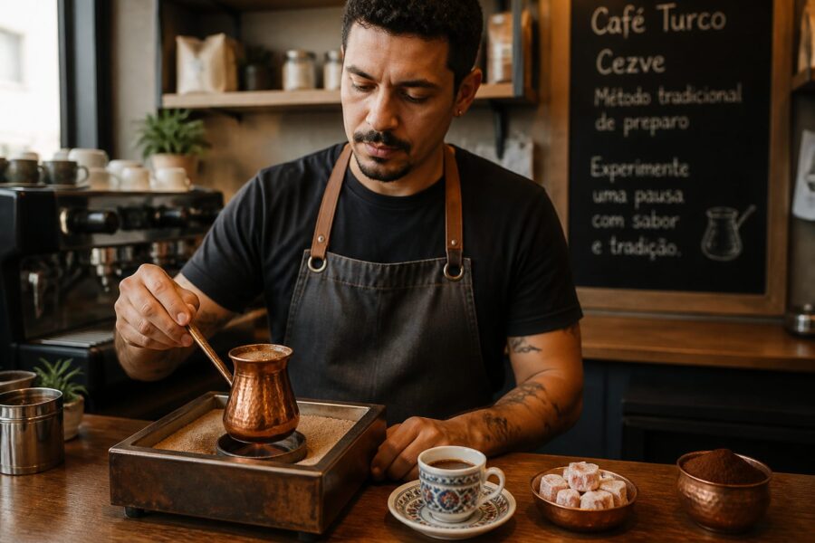 A Arte do Café Turco: Guia Completo para um Preparo Autêntico