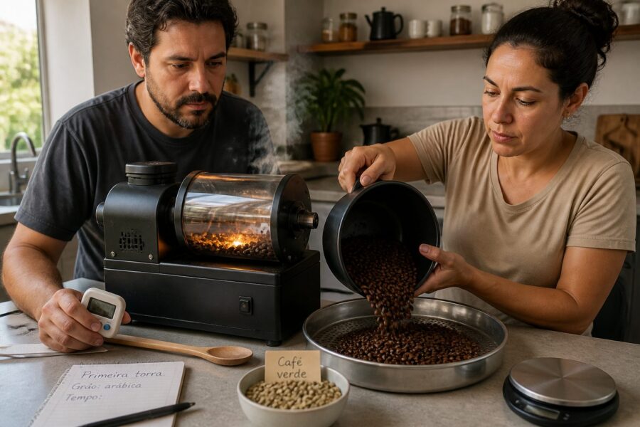 Torrando Café em Casa: Guia para Iniciantes com Torradeiras Domésticas