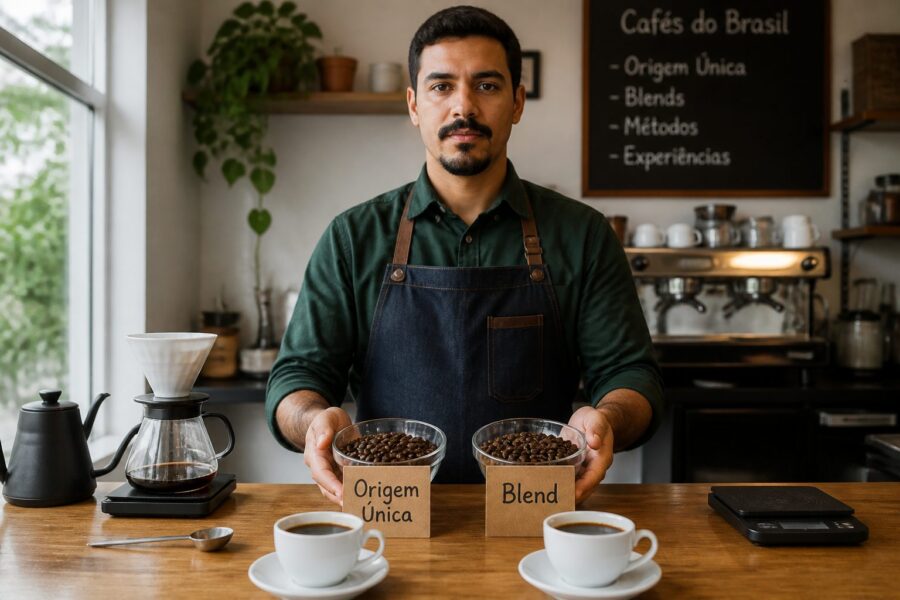 Café de Origem Única ou Blends: Qual Escolher para a Sua Xícara Perfeita?