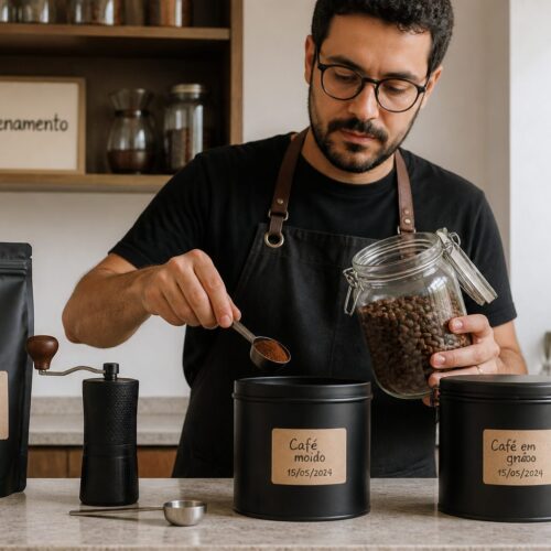 Guia Completo: Como Armazenar Café em Grãos e Moído para Manter o Frescor
