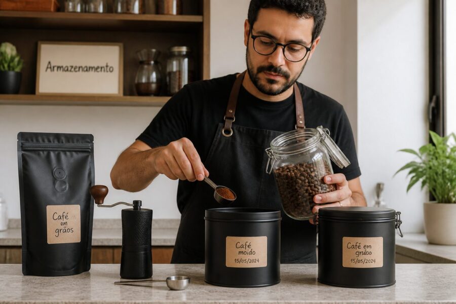 Guia Completo: Como Armazenar Café em Grãos e Moído para Manter o Frescor