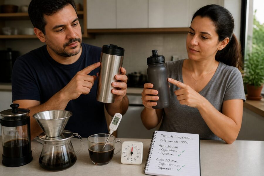Squeeze e Copos Térmicos para Café: Como Escolher o Ideal para Manter a Temperatura