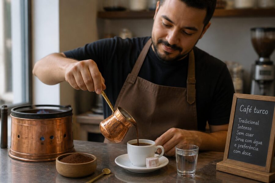 A Arte do Café Turco: Guia Completo para Preparar e Servir Tradicionalmente