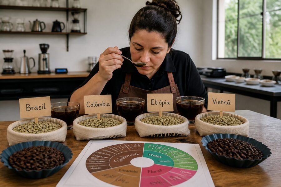 Explore as Maiores Regiões Produtoras de Grãos de Café do Mundo e Seus Sabores