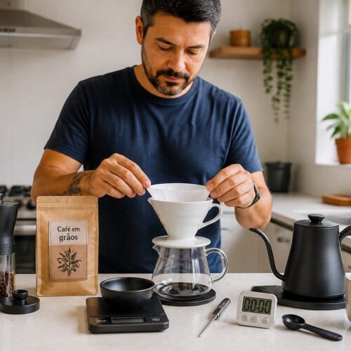 Kit Iniciante: Os Equipamentos Essenciais Para Começar a Fazer Café em Casa
