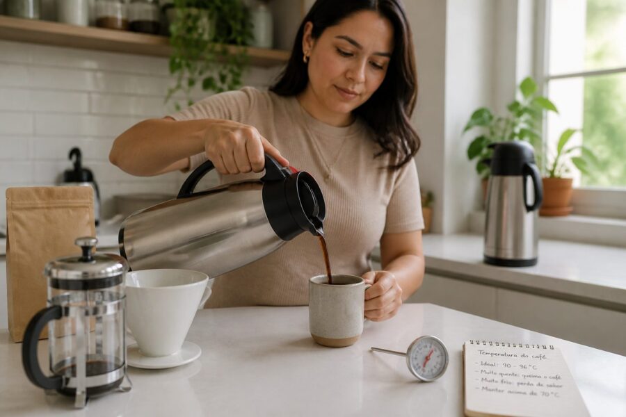 Melhor Garrafa Térmica Para Levar Café e Manter a Temperatura