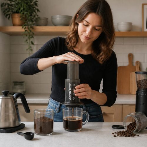 AeroPress Brewing Basics: Using the Plunger Brewer