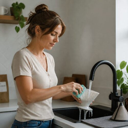 How to Clean a Pour-Over Dripper and Reusable Filter
