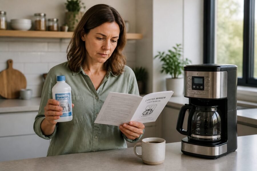 Coffee Maker Descaling: When to Check the Manual