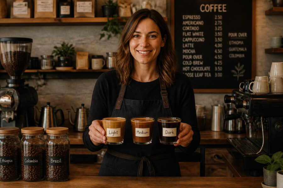 Light, Medium, and Dark Coffee Roasts: A Guide to the Labels