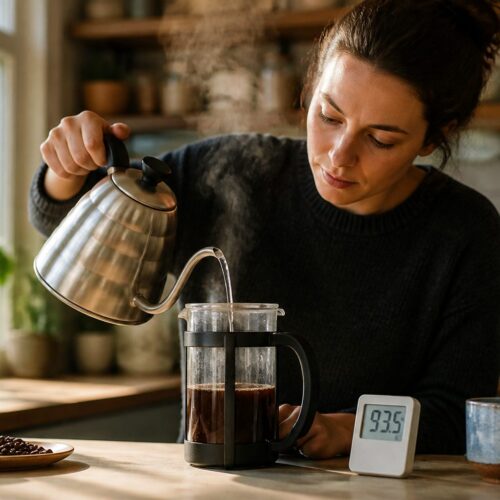 How Water Temperature Affects a Home-Brewed Cup of Coffee